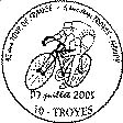 Cachet temporaire TOUR DE FRANCE 2005